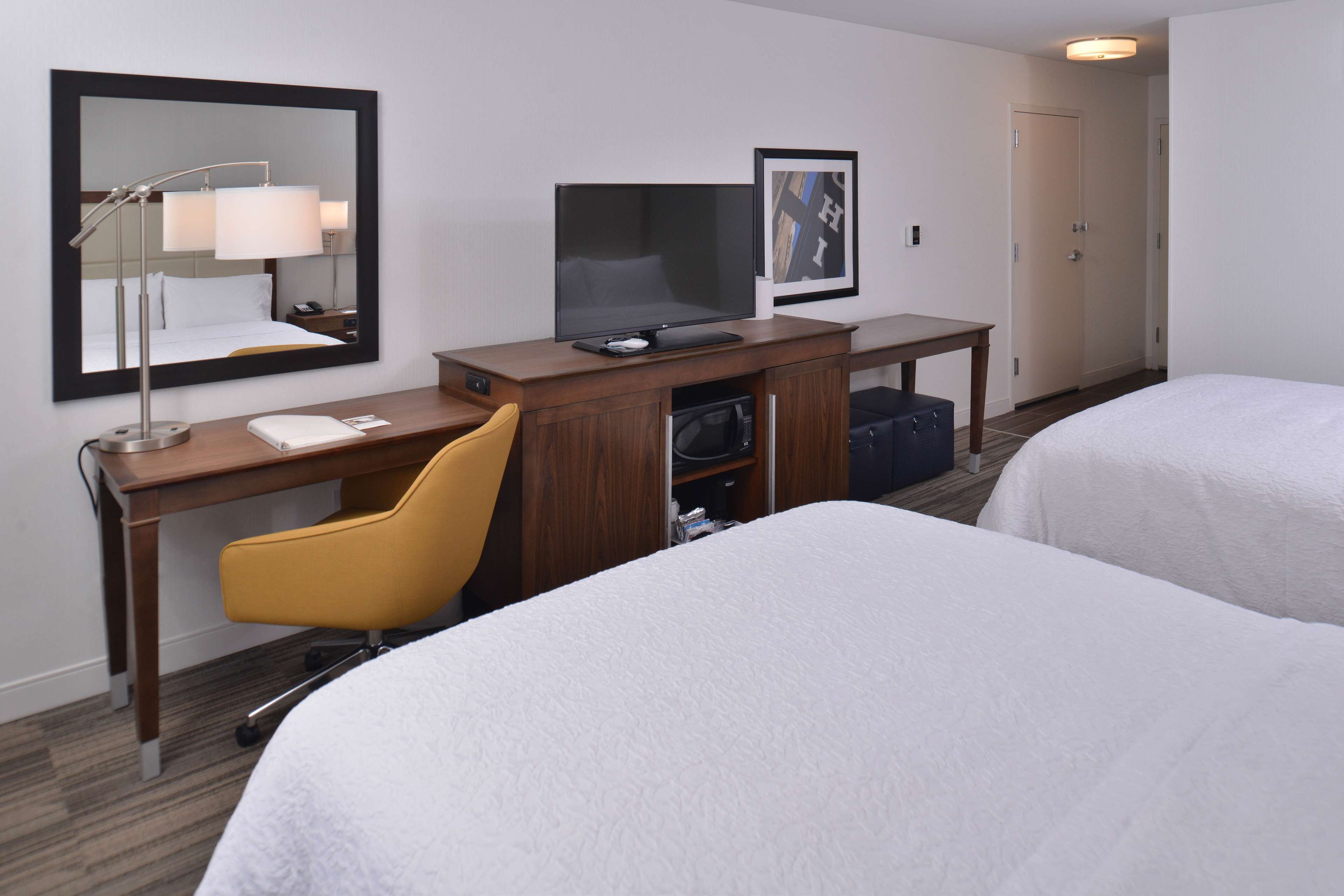 in-room safe, desk, laptop workspace, iron/ironing board