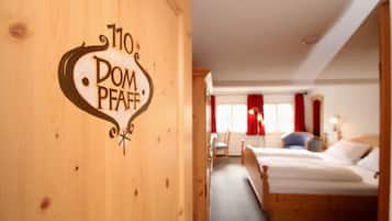 Biancheria da letto di alta qualità, una cassaforte in camera