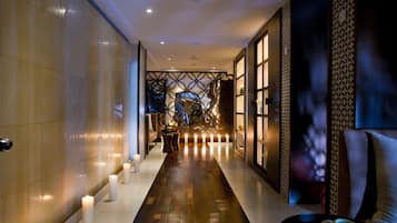 Couples treatment rooms, sauna, steam room, Turkish bath