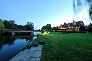 Front of property – evening/night