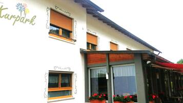 Fassade der Unterkunft