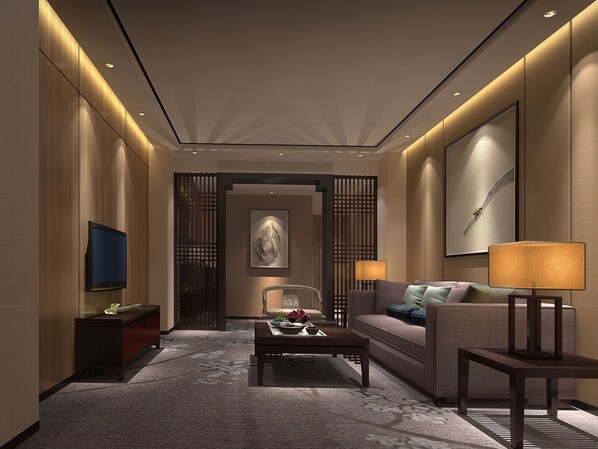 40-inch LCD TV with cable channels, TV - Guangdong Hotel (Shenzhen)