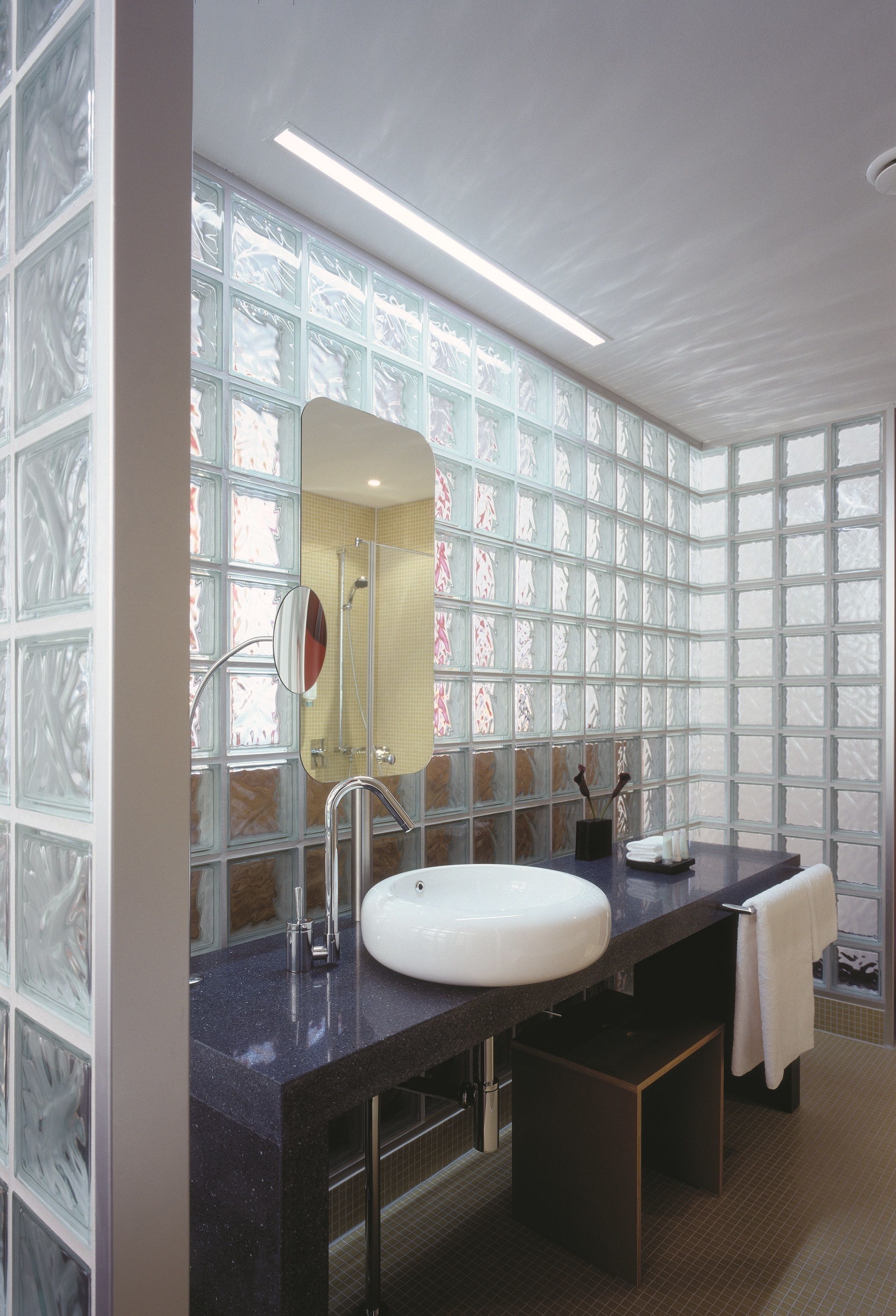 eco-friendly toiletries, hair dryer, towels