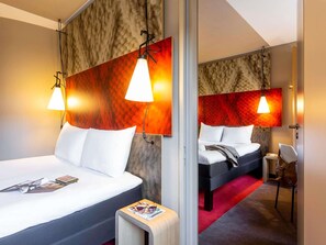 Literie hypoallergénique, surmatelas, coffres-forts dans les chambres