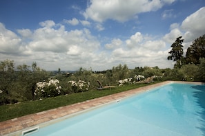 Außenpool, geöffnet von 08:00 Uhr bis 20:00 Uhr, Sonnenschirme