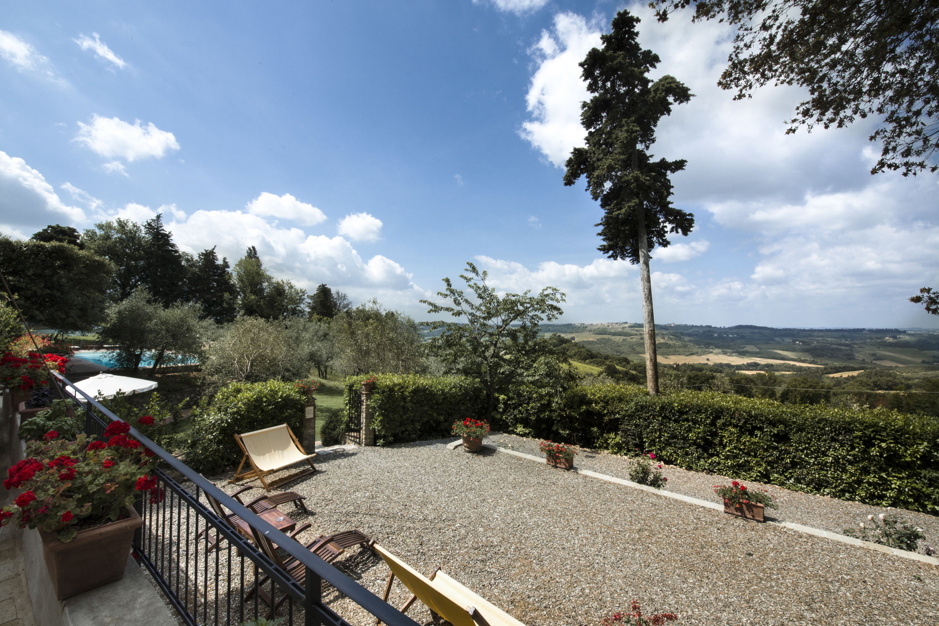 Uitzicht vanuit accommodatie