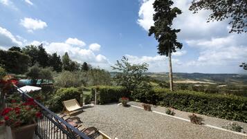 Uitzicht vanuit accommodatie