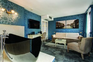50-inch TV with cable channels