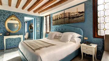 Premium bedding, down duvets, memory-foam beds, minibar