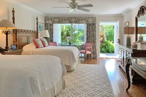 1 bedroom, premium bedding, down comforters, pillowtop beds