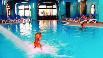 Indoor pool, outdoor pool