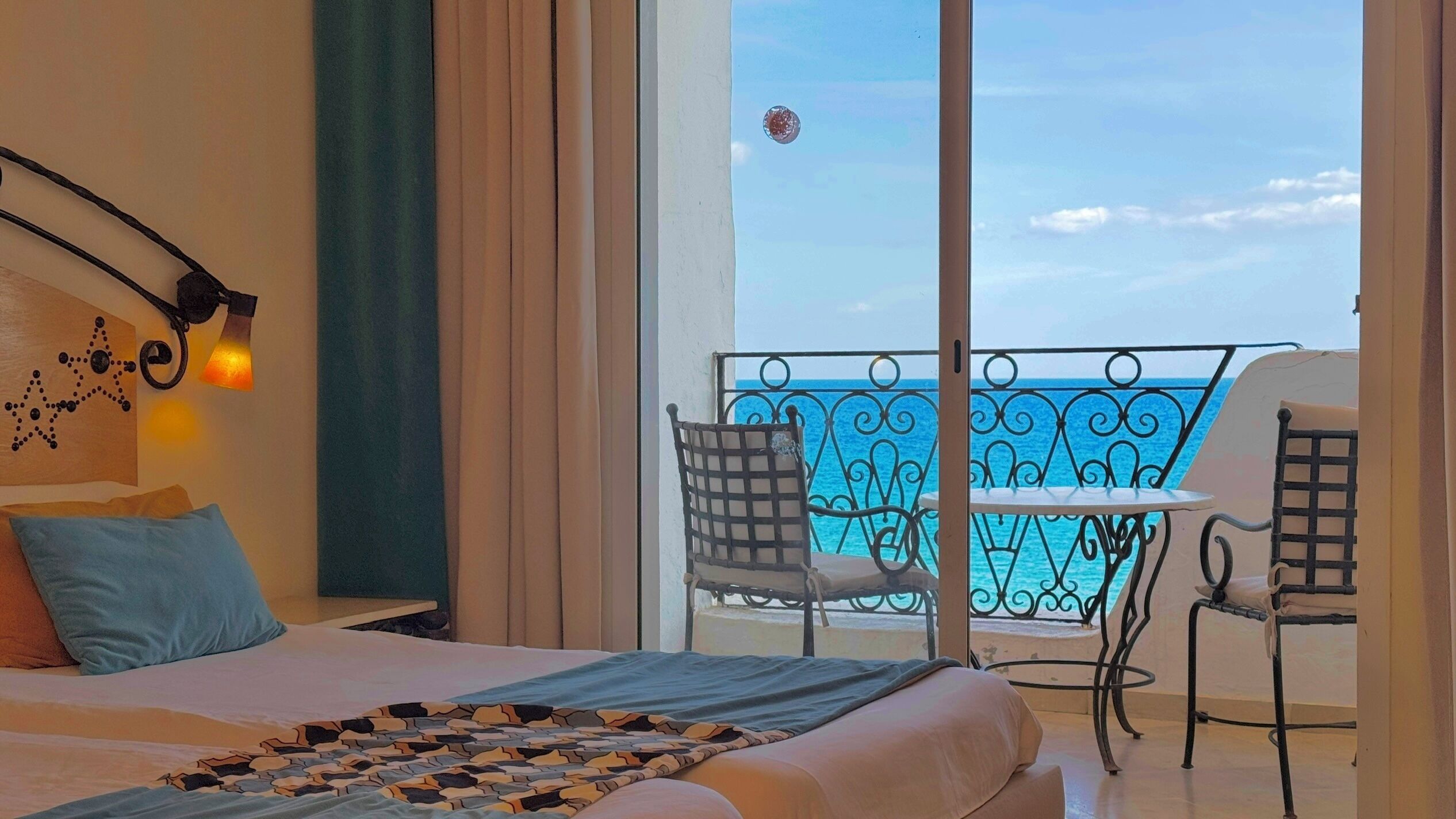 Doppel- oder Zweibettzimmer, Strandblick