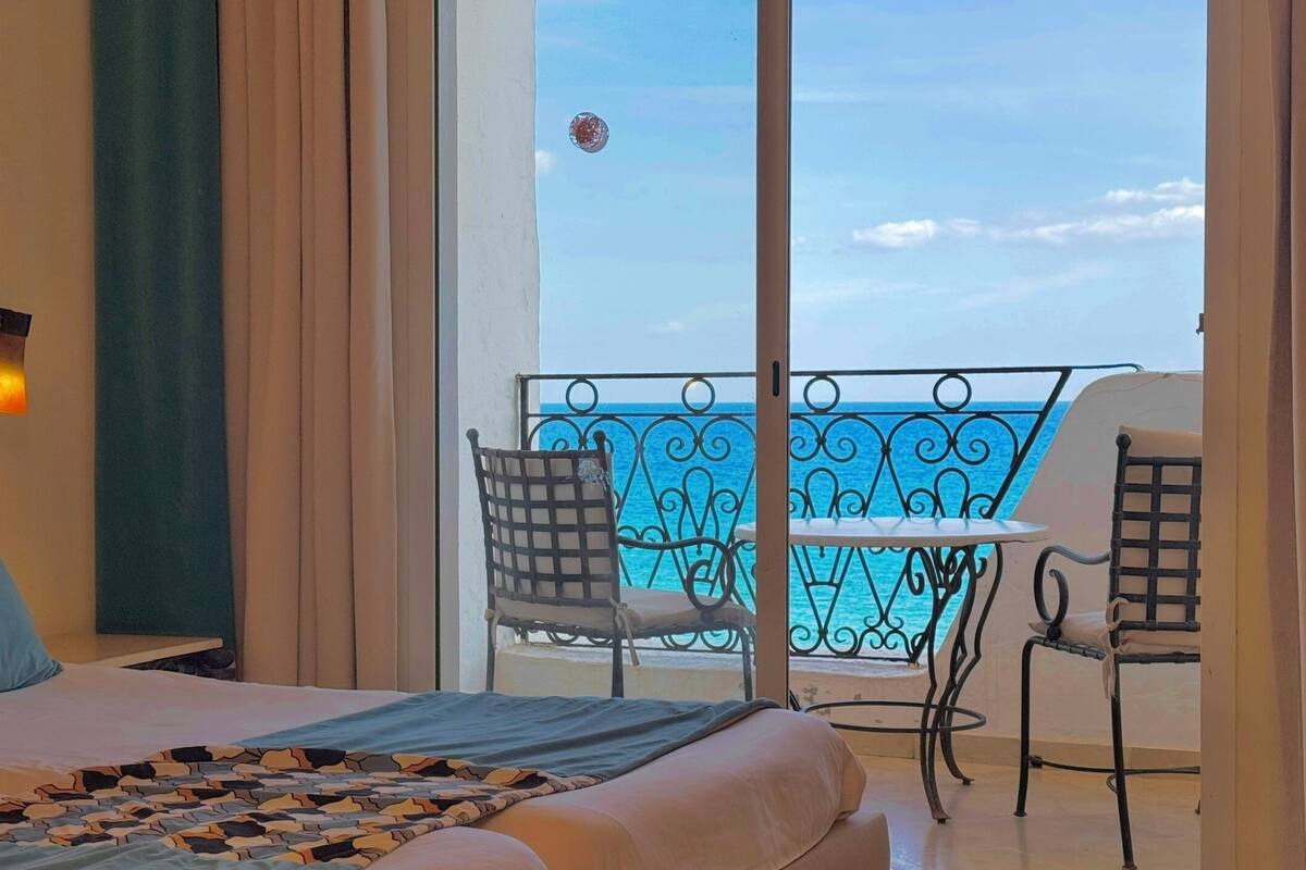 双人房或双床房, 海滩景观
