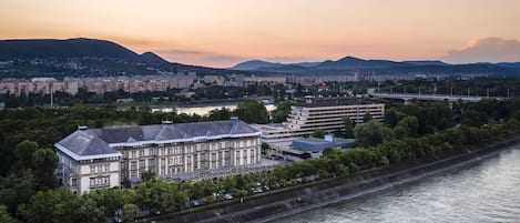 Front of property – evening/night