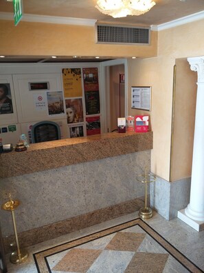 Quiosque de check-in/check-out