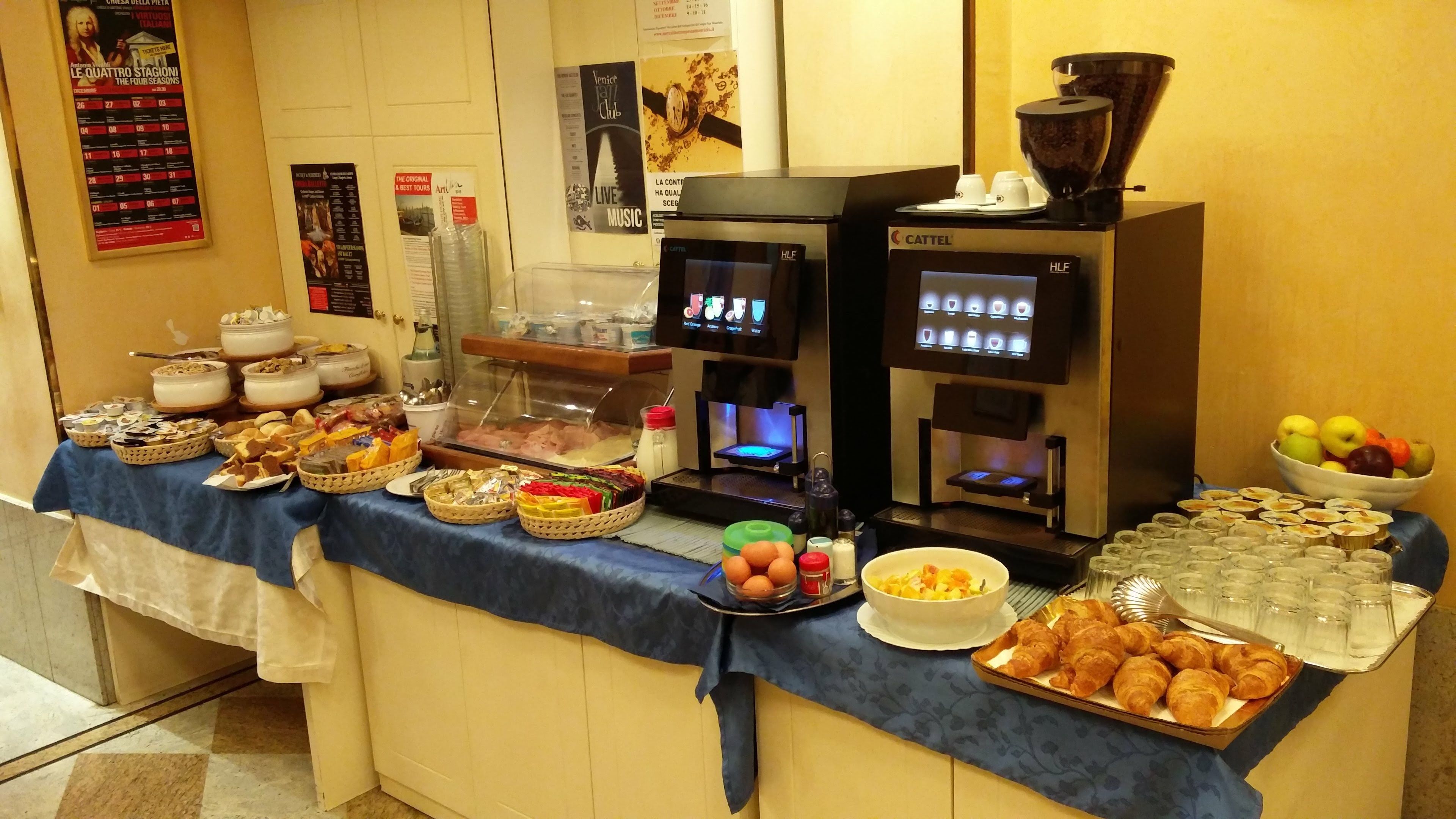 daily buffet breakfast (eur 10 per person)