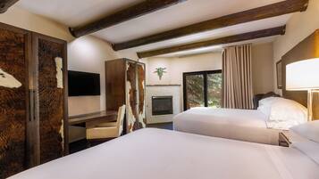 Deluxe Room, 2 Queen Beds, Courtyard View (Taos Mountain - 2 Queens) | Premium bedding, pillowtop beds, in-room safe, desk