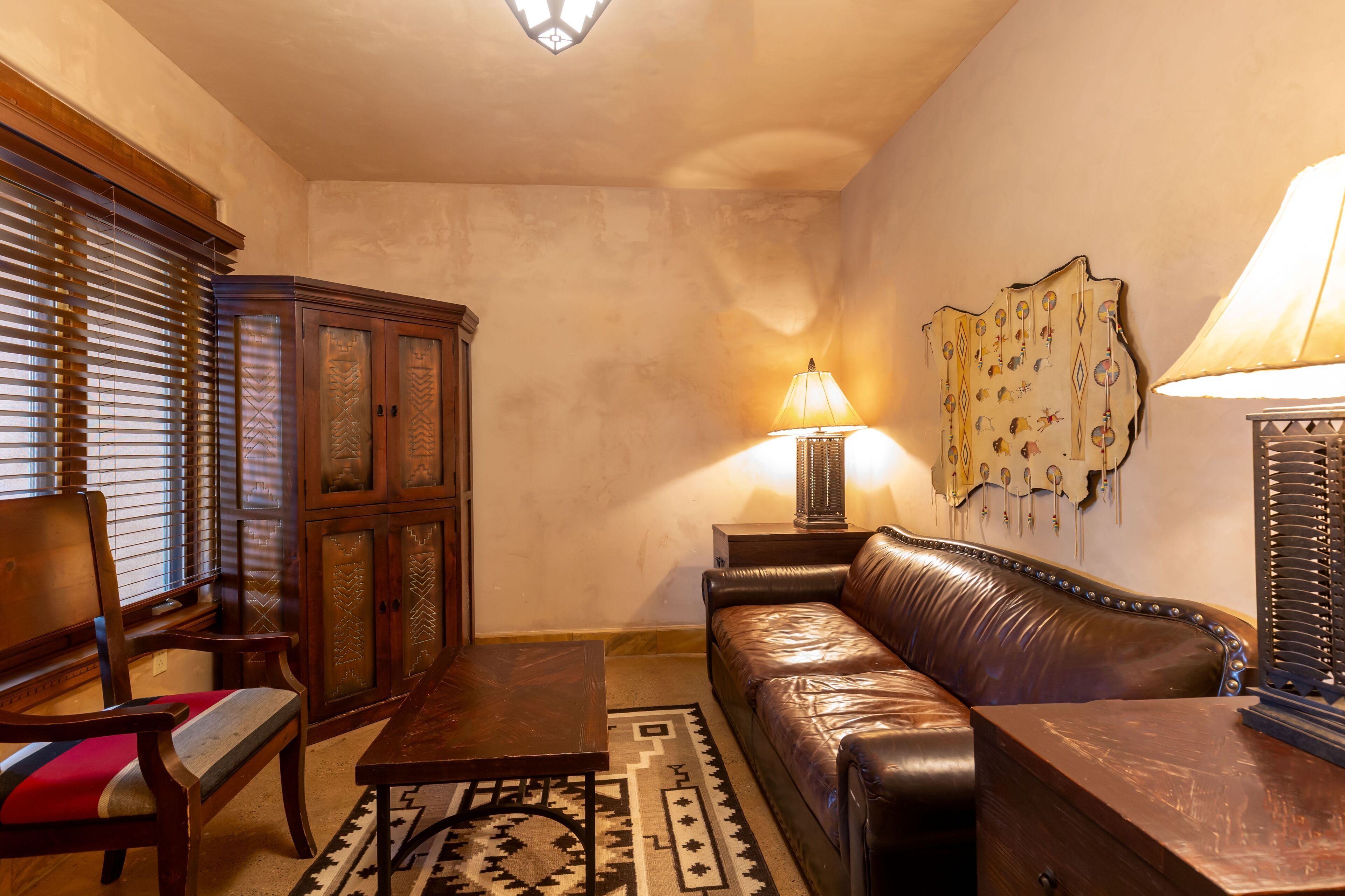 Suite, 1 King Bed, Courtyard View (Native American Suite) | Premium bedding, pillowtop beds, in-room safe, desk