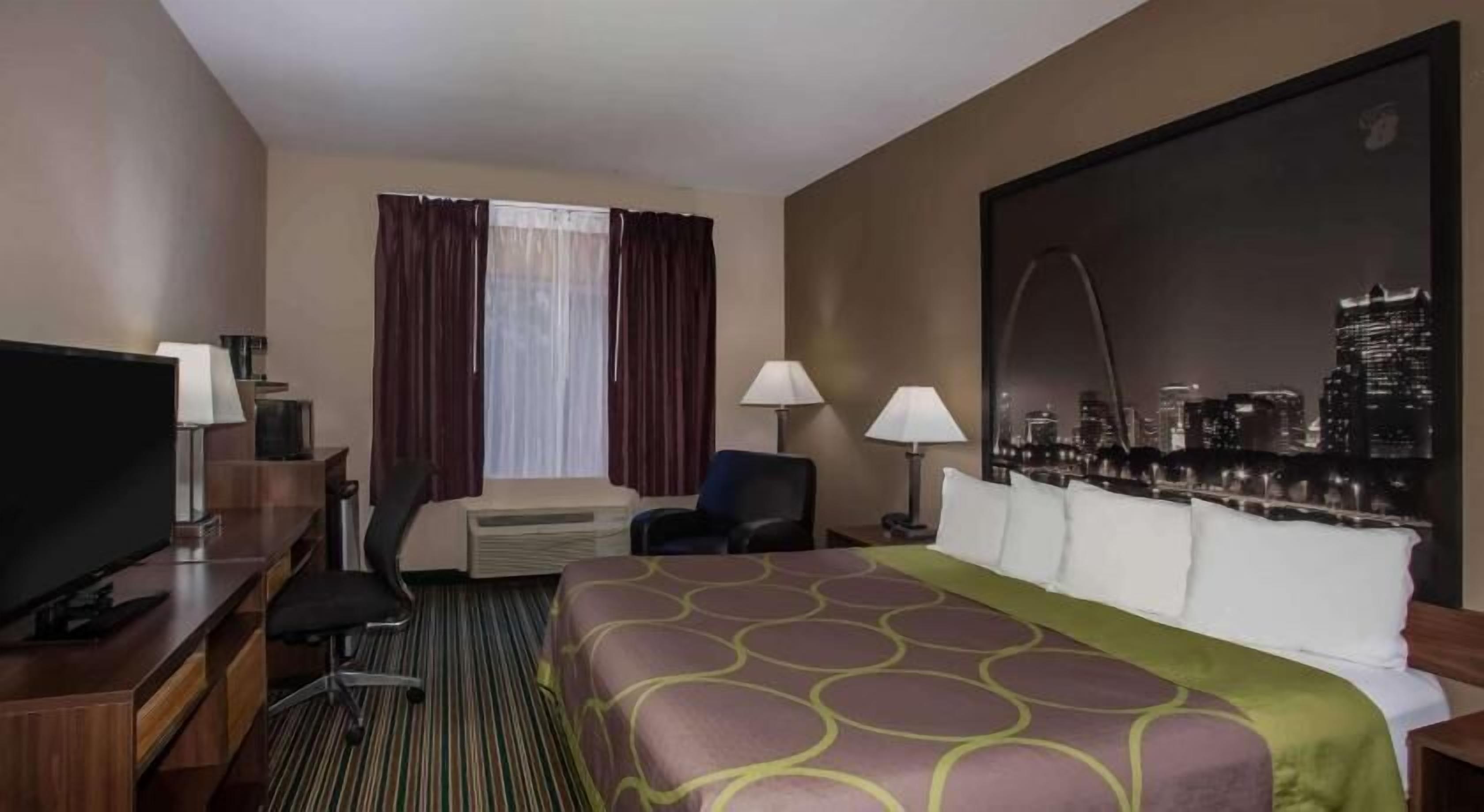 In-room safe, desk, blackout drapes, iron/ironing board
