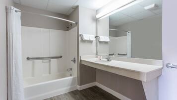 Free toiletries, hair dryer, towels