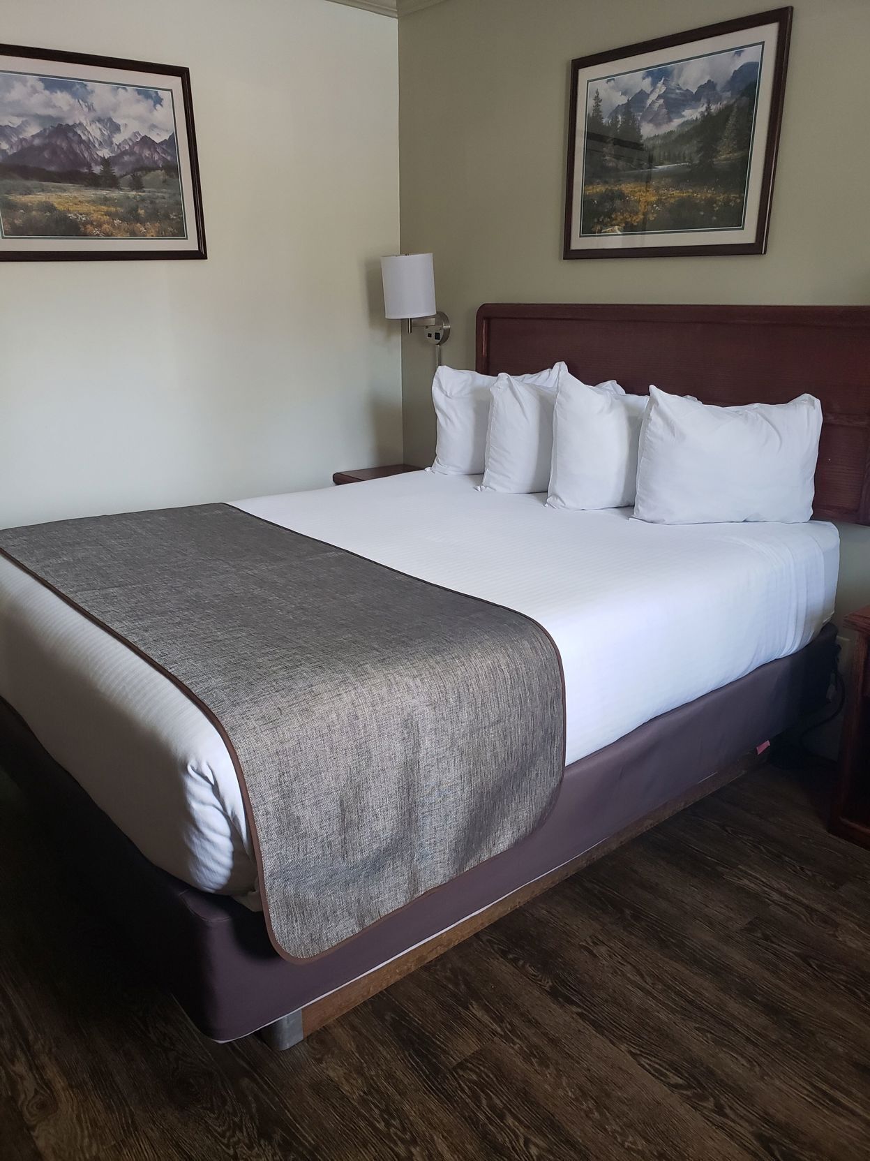 Desk, blackout drapes, iron/ironing board, rollaway beds