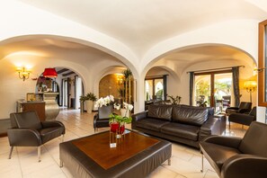 Sitteområde i lobbyen