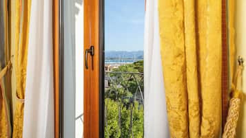 Camera panoramica con letto matrimoniale o 2 letti singoli | Lenzuola Frette, biancheria da letto di alta qualità