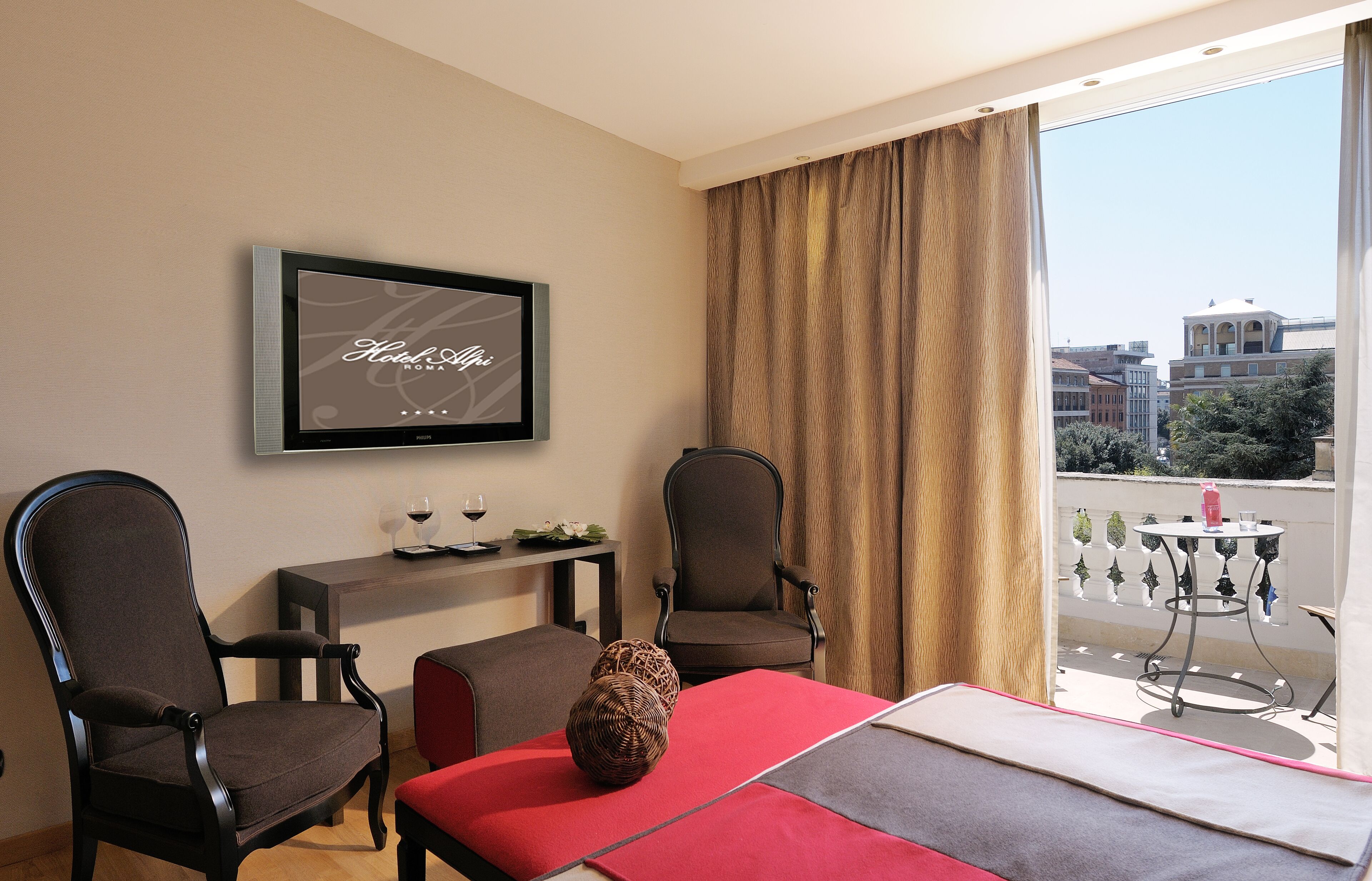 deluxe double or twin room | premium bedding, down duvets, memory-foam beds, minibar