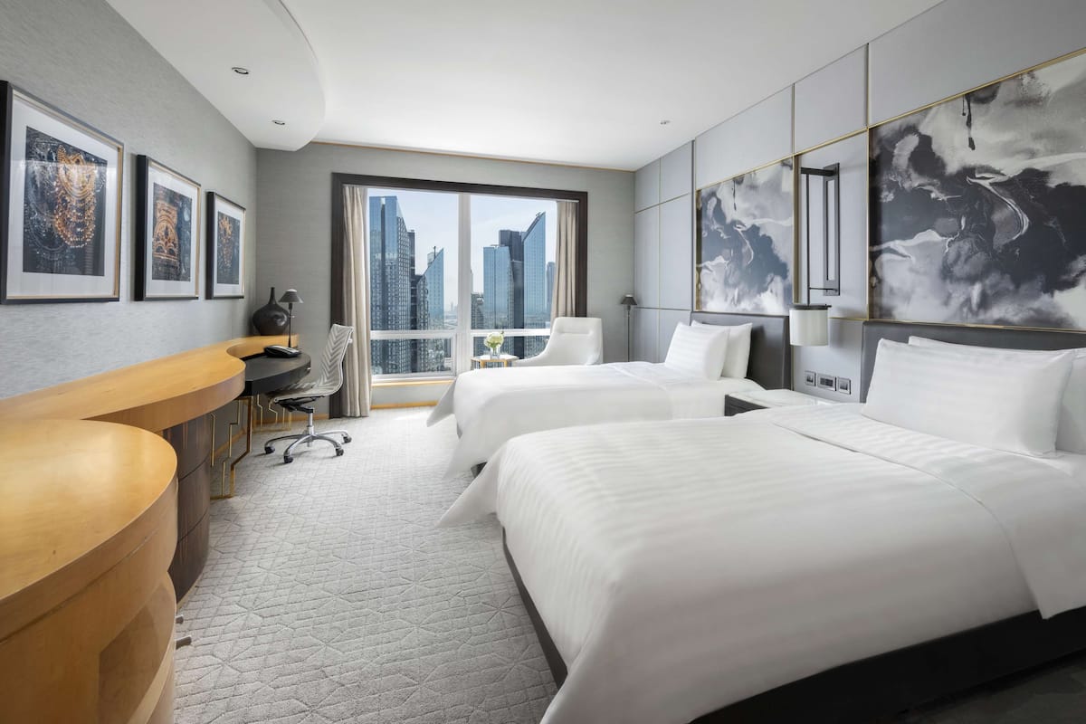 Deluxe Room, 2 Twin Beds, Burj View