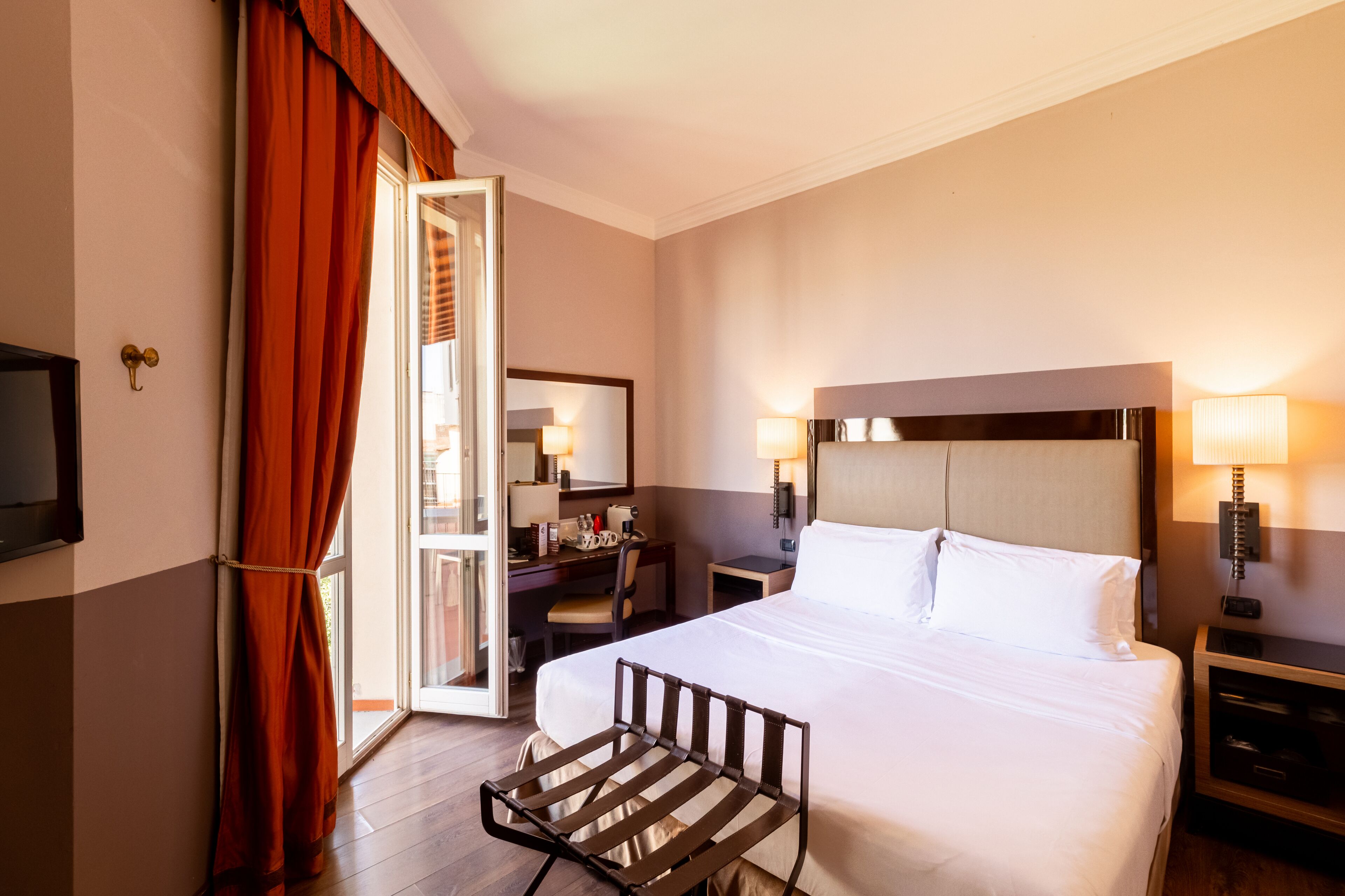 Junior Double Room | In-room safe, desk, laptop workspace, blackout curtains