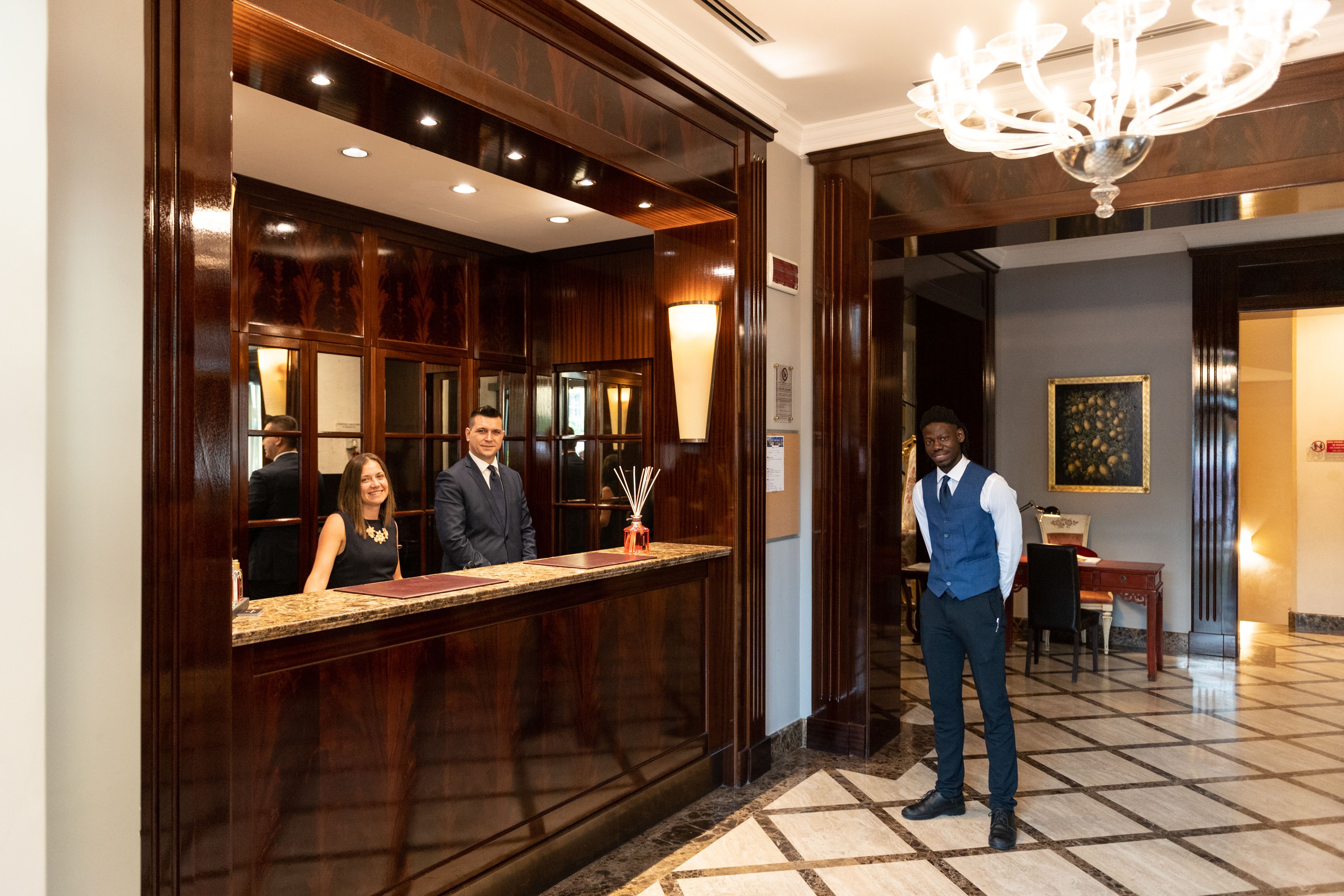 check-in/check-out kiosk