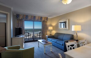 2 Bedroom Angle Ocean View Condo South | In-room safe, blackout drapes, iron/ironing board, free WiFi - Ocean Reef Resort (Myrtle Beach)