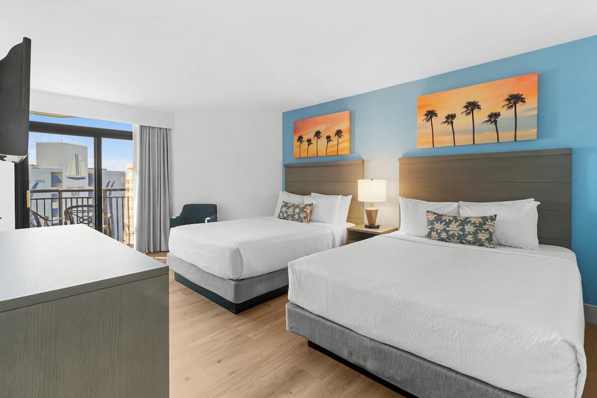 South Tower Angle Ocean View Deluxe One Bedroom Condo | 1 bedroom, in-room safe, blackout drapes, iron/ironing board