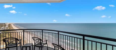 Oceanfront Four Bedroom Condo | Terrace/patio