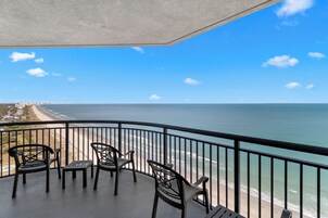 Oceanfront Four Bedroom Condo | Terrace/patio