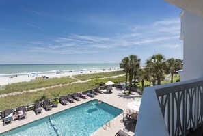Oceanfront Room | Balcony view - Caribbean Resort & Villas (Myrtle Beach)
