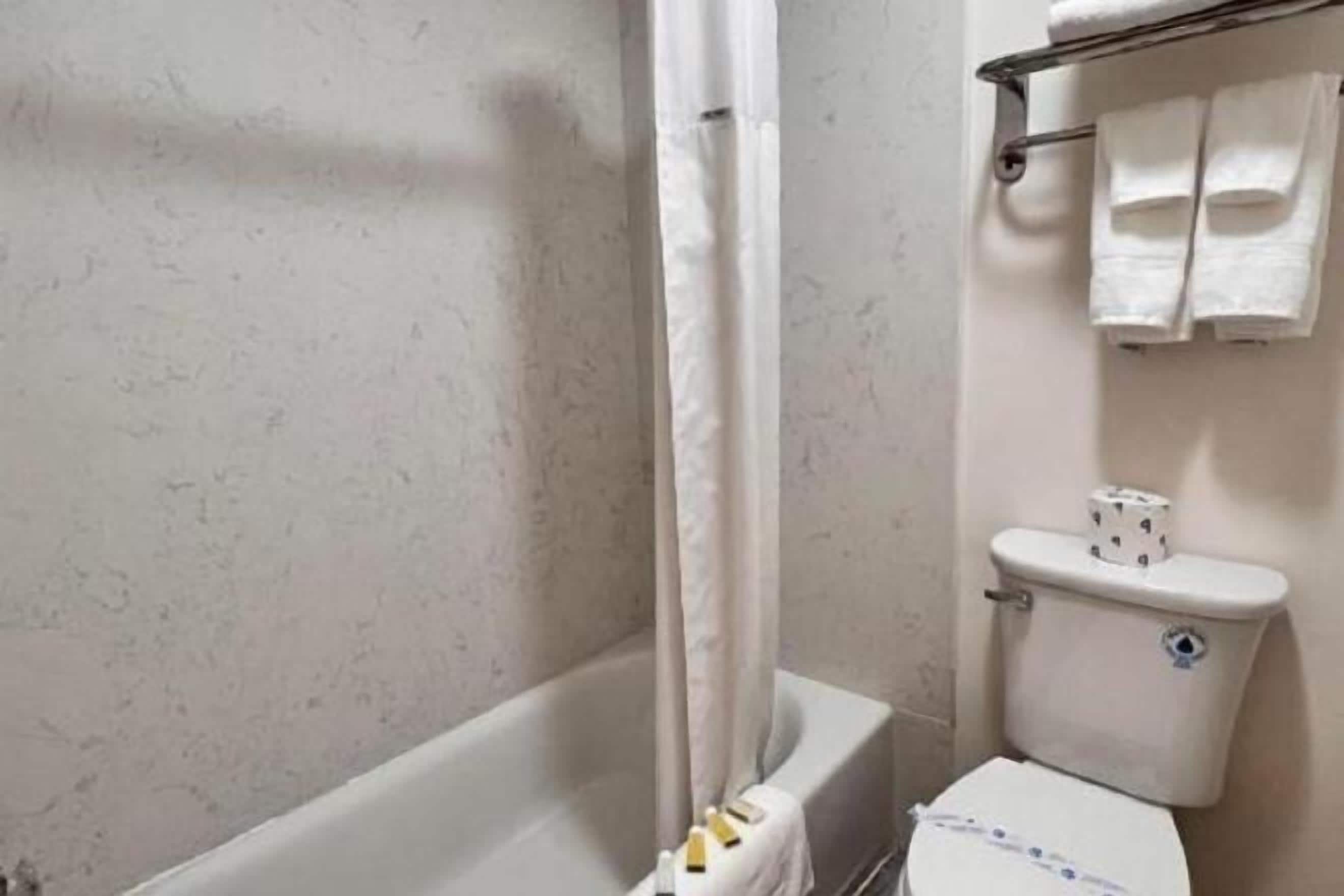 Vòi sen/bồn tắm kết hợp, máy sấy tóc, khăn t  ắm, xà phòng 