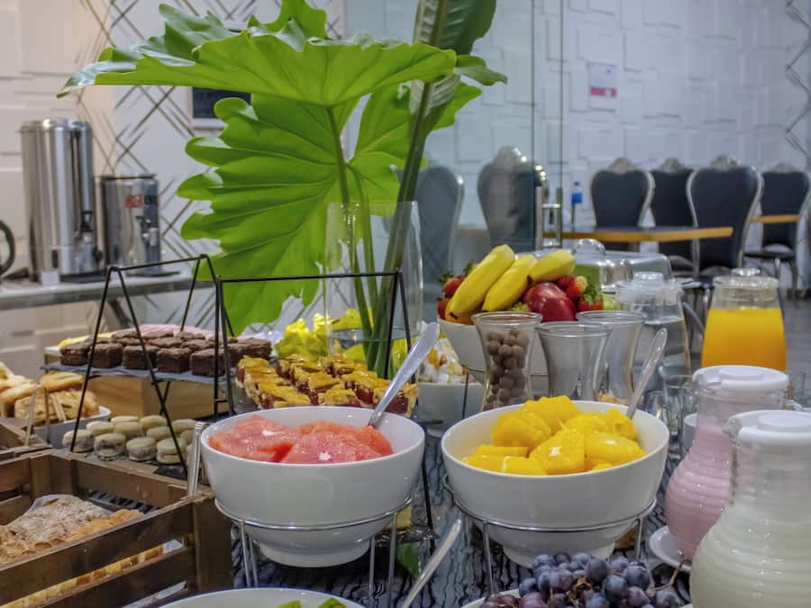 Komplett frokost er inkludert hver dag