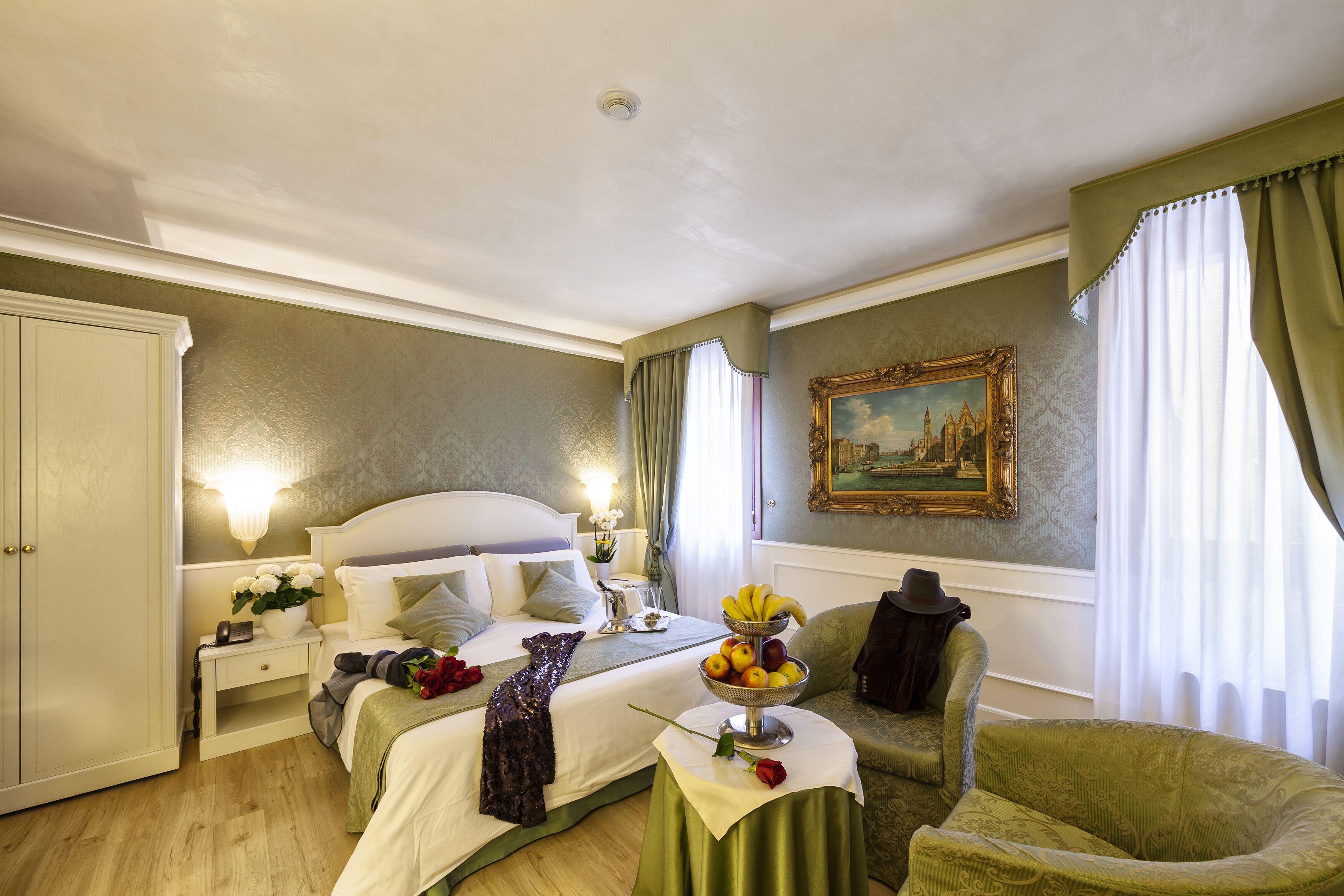 junior suite, canal view | 1 bedroom, frette italian sheets, premium bedding, down duvets