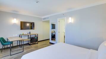 Minibar, in-room safe, desk, blackout curtains