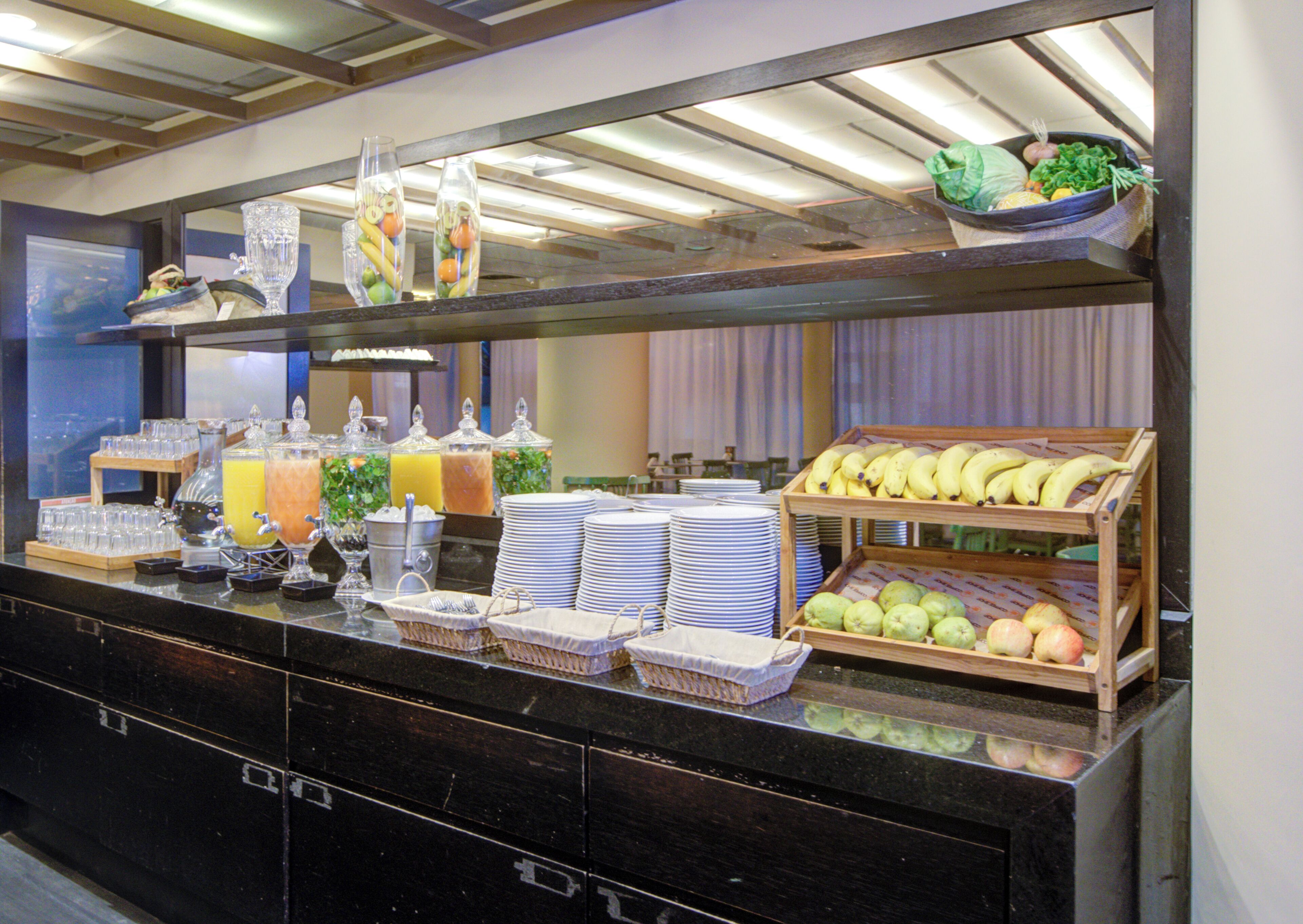 Daily buffet breakfast for a fee