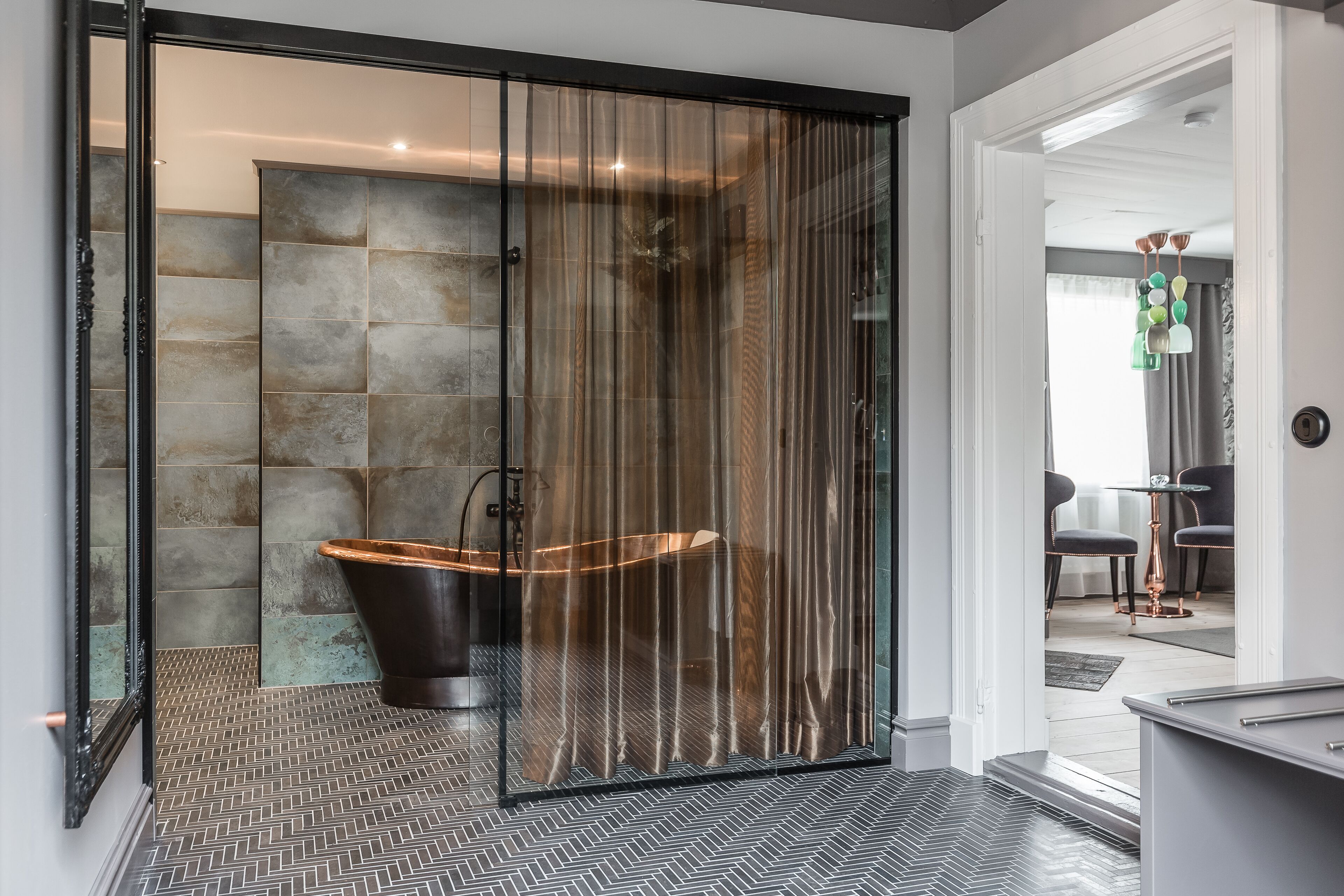 Deluxe Suite on Smedbacken (200m from Main Building) | Bathroom