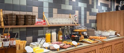Daily buffet breakfast (EUR 24 per person)