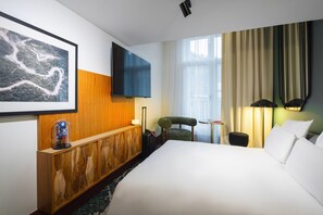 1 dormitorio, ropa de cama de alta calidad, minibar y caja fuerte
