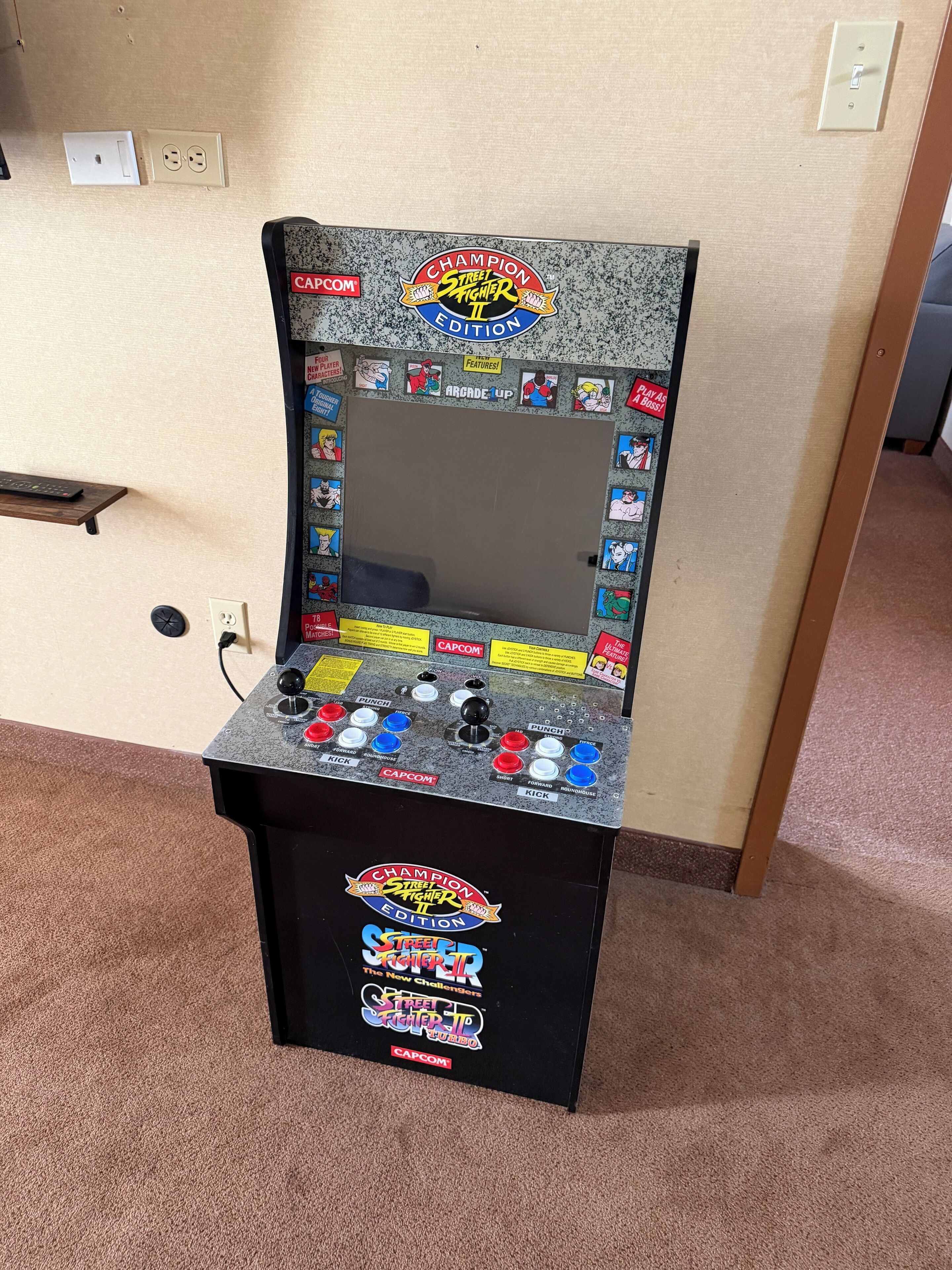 Phòng trò chơi máy arcade