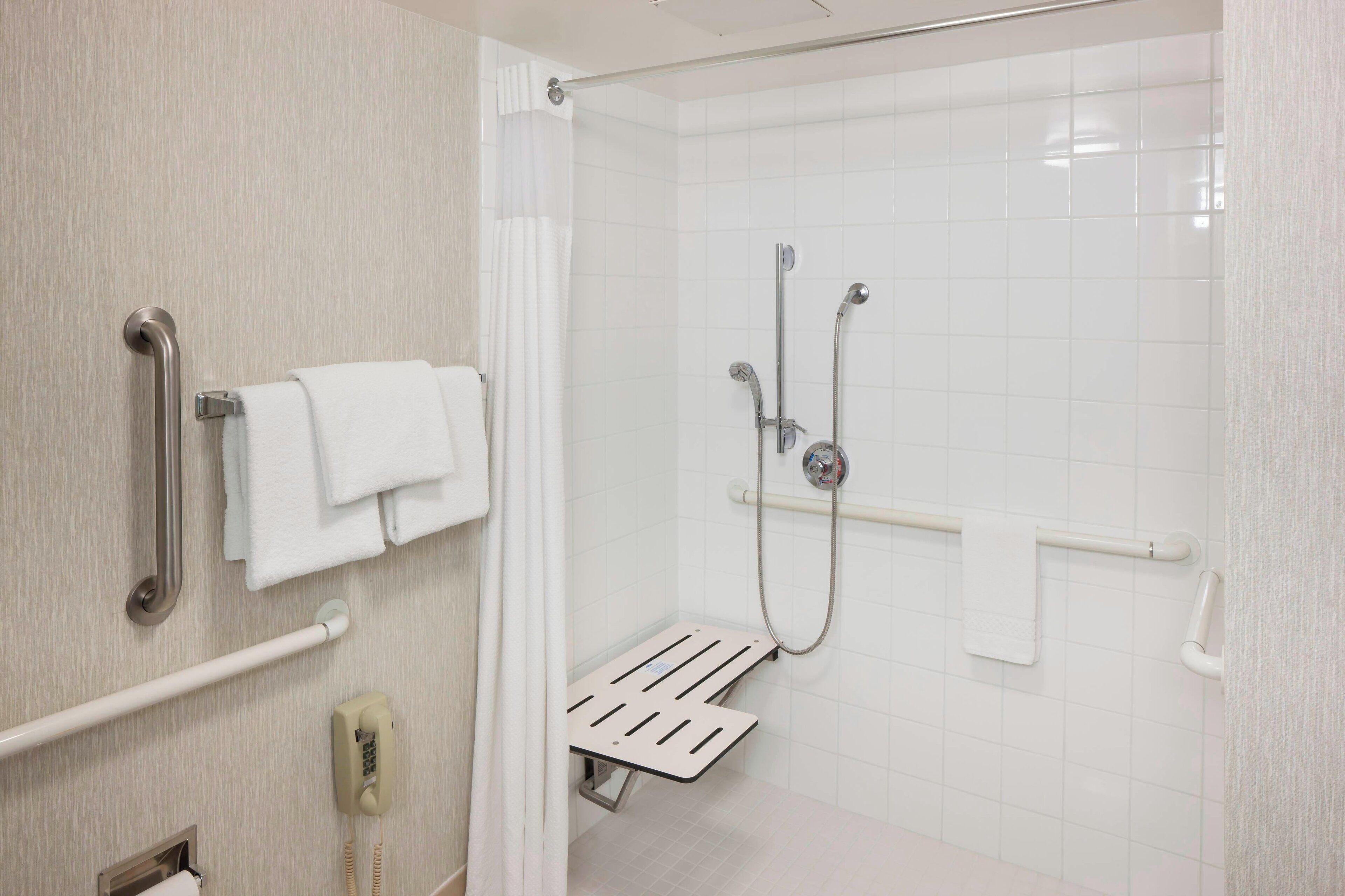 free toiletries, hair dryer, towels, soap