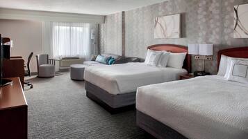 Premium bedding, individually decorated, desk, blackout drapes