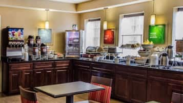 Free daily buffet breakfast