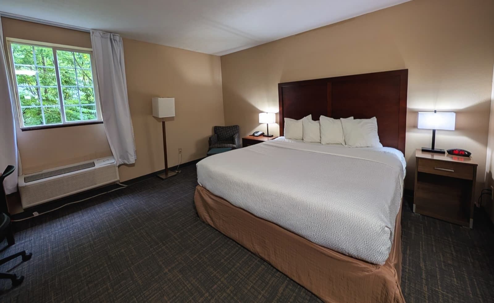 Room, 1 King Bed, Accessible, Non Smoking | Premium bedding, desk, laptop workspace, blackout drapes