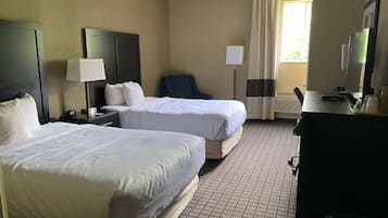 Standard Room, 2 Double Beds, Non Smoking, Refrigerator & Microwave